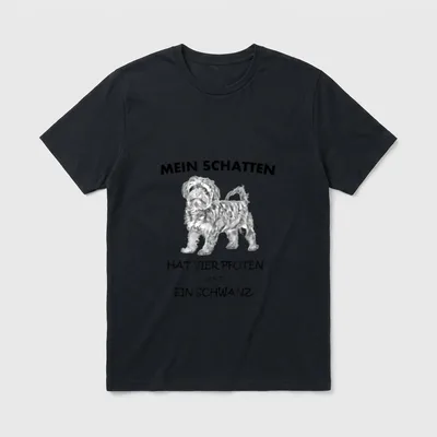 Bolonka Zwetna Hunde T mit Hundeliebhaber T-Shirt – Klassisches T-Shirt in Schwarz