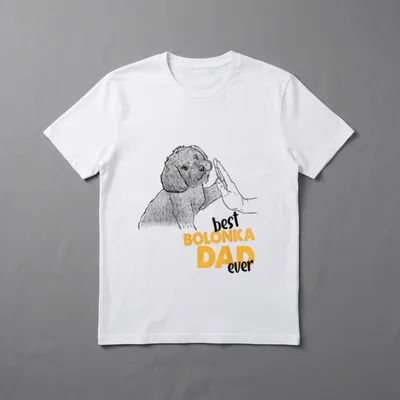 Bester Bolonka-Vater aller Zeiten T-Shirt – Klassisches T-Shirt in Schwarz