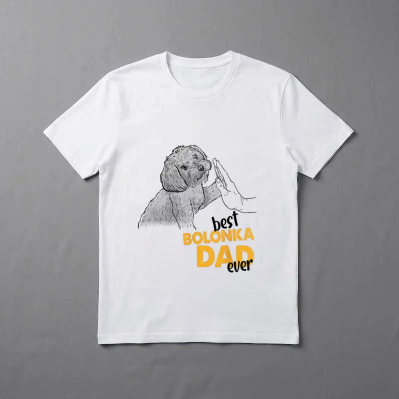 Bester Bolonka-Vater aller Zeiten T-Shirt – Klassisches T-Shirt in Schwarz
