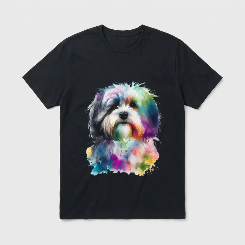 Havanesischer Hund Bichon Habanero T-Shirt – Klassisches T-Shirt in Schwarz