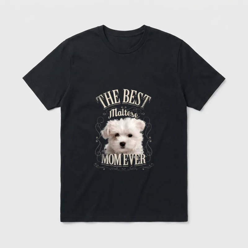 Best Maltese Mom Ever T-Shirt – Klassisches T-Shirt in Schwarz