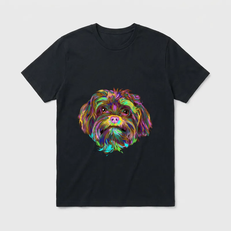 Bolonka Zwetna Geschenke Splash T-Shirt – Klassisches T-Shirt in Schwarz