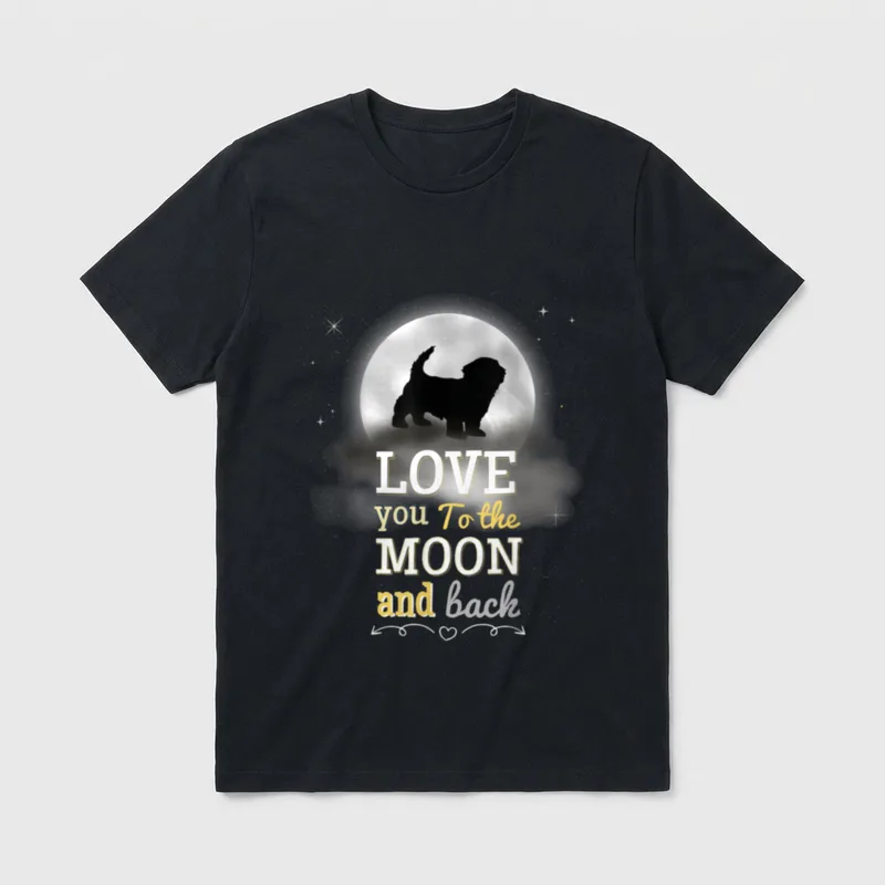 Havaneser Hunde T-Shirt 0067 – Klassisches T-Shirt in Schwarz