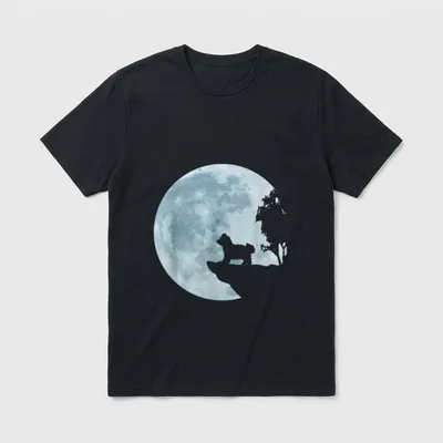 Bolonka Zwetna Vollmond Süßer T-Shirt – Klassisches T-Shirt in Schwarz