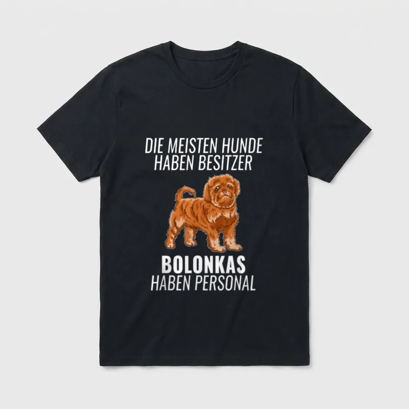 Lustiges Bolonka Zwetna Personal T-Shirt – Klassisches T-Shirt in Schwarz