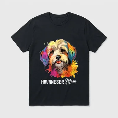 Havaneser Mom Hund Havaneser T-Shirt – Klassisches T-Shirt in Schwarz