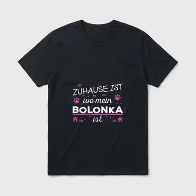 Bolonka Zwetna Frauchen Swetna T-Shirt – Klassisches T-Shirt in Schwarz