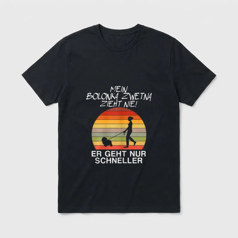 Mein Bolonka Zwetna Zieht T-Shirt – Klassisches T-Shirt in Schwarz