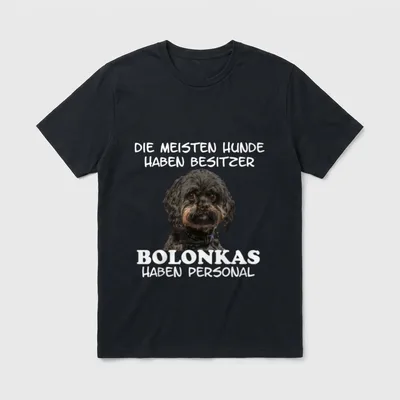 Bolonka Hund T. Haustier T-Shirt – Klassisches T-Shirt in Schwarz