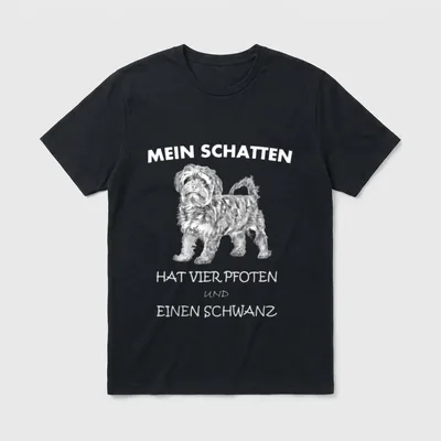 Bolonka Zwetna Hunde Havaneser, Malteser & Co. T-Shirt – Klassisches T-Shirt in Schwarz