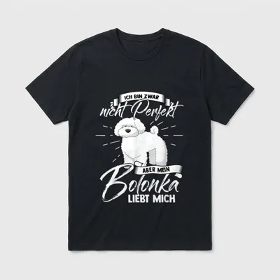 Bolonka Zwetna Kläffer Welpen Frauchen T-Shirt – Klassisches T-Shirt in Schwarz
