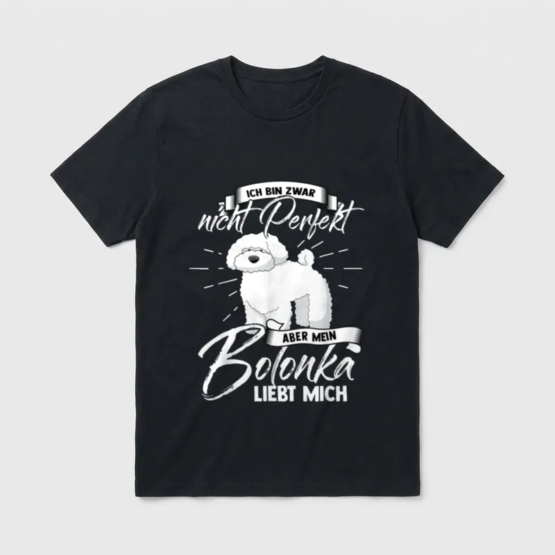 Bolonka Zwetna Kläffer Welpen Frauchen T-Shirt – Klassisches T-Shirt in Schwarz