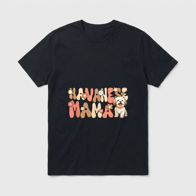 Havaneser Groovy World's best T-Shirt – Klassisches T-Shirt in Schwarz