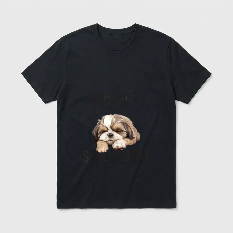 Shih Tzu Offizielles Schlafshirt T-Shirt – Klassisches T-Shirt in Schwarz