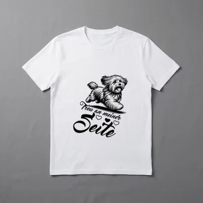 Havaneser Hund Havaneser Design T-Shirt 0116 – Klassisches T-Shirt in Schwarz