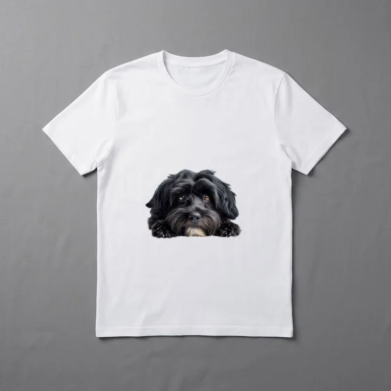 Fauler Havaneser T-Shirt – Klassisches T-Shirt in Schwarz