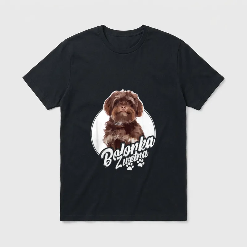 Bolonka Zwetna Welpen Hund T-Shirt – Klassisches T-Shirt in Schwarz