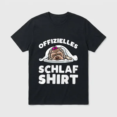 Bolonka Zwetna Offizielles Schlafshirt T-Shirt – Klassisches T-Shirt in Schwarz