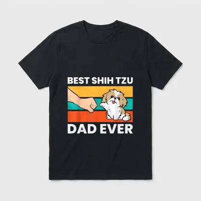 Der beste Shih Tzu T-Shirt – Klassisches T-Shirt in Schwarz