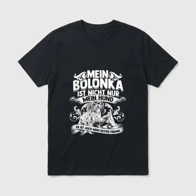 Bolonka Bester Freund Spruch T-Shirt – Klassisches T-Shirt in Schwarz