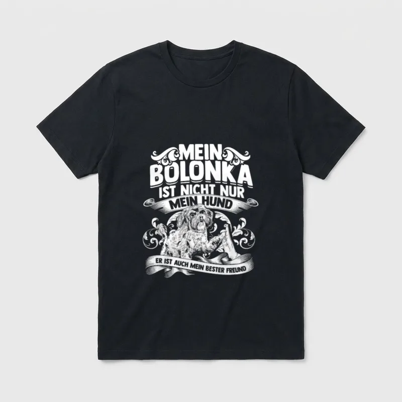 Bolonka Bester Freund Spruch T-Shirt – Klassisches T-Shirt in Schwarz