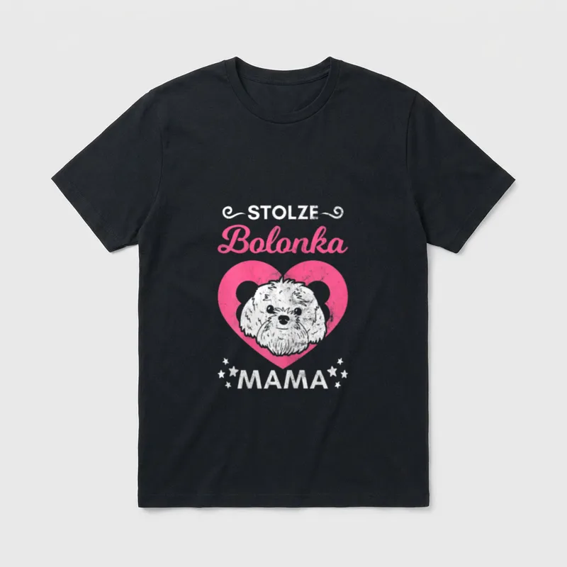 Stolze Bolonka Mama Haustier T-Shirt – Klassisches T-Shirt in Schwarz