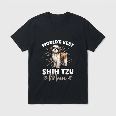 Shih Tzu Dog World's T-Shirt – Klassisches T-Shirt in Schwarz