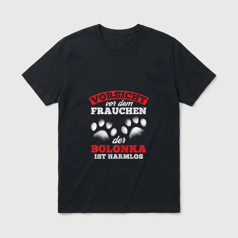 Vorsicht Vor Dem Frauchen Havaneser, Malteser & Co. T-Shirt – Klassisches T-Shirt in Schwarz