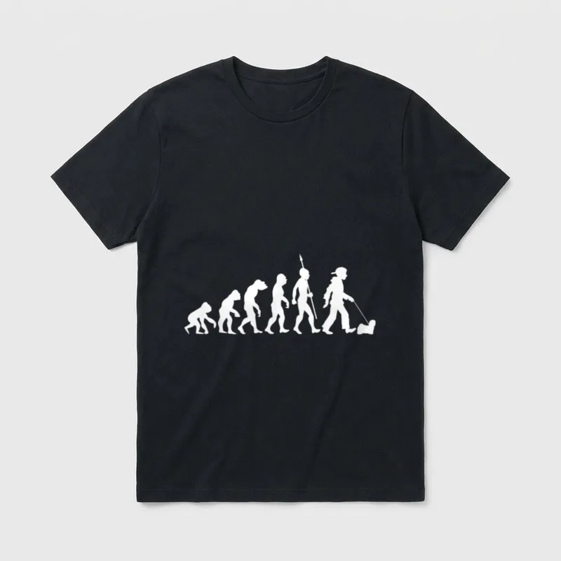 Havaneser Evolution Gassi Gehen T-Shirt – Klassisches T-Shirt in Schwarz