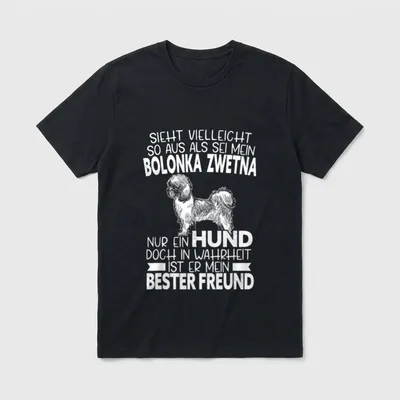 Mein Bolonka Zwetna Ist T-Shirt – Klassisches T-Shirt in Schwarz