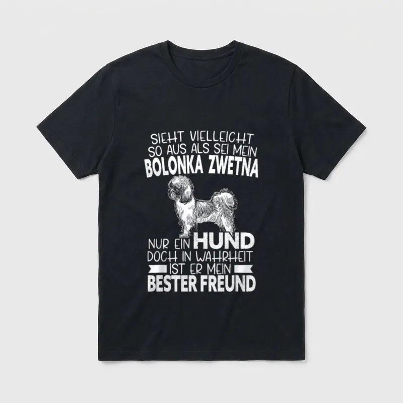 Mein Bolonka Zwetna Ist T-Shirt – Klassisches T-Shirt in Schwarz