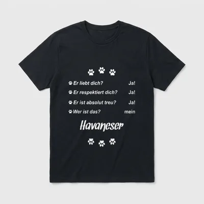 Er liebt Dich respektiert T-Shirt – Klassisches T-Shirt in Schwarz