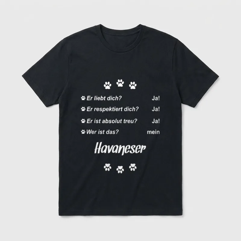Er liebt Dich respektiert T-Shirt – Klassisches T-Shirt in Schwarz
