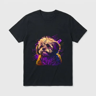 Havanese Bolonka Shih Tzu T-Shirt – Klassisches T-Shirt in Schwarz