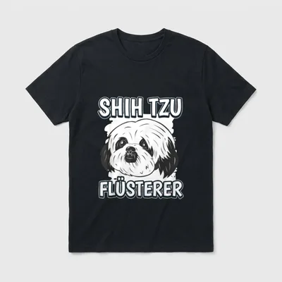 Shih Tzuflüsterer Shih Tzu T-Shirt – Klassisches T-Shirt in Schwarz
