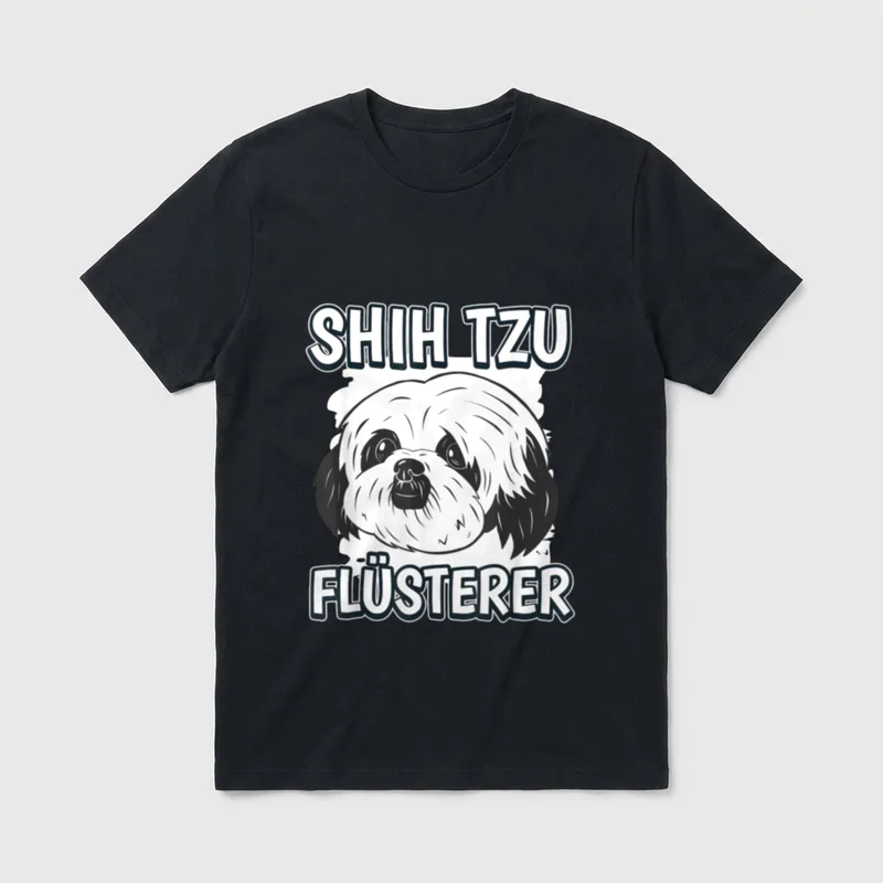 Shih Tzuflüsterer Shih Tzu T-Shirt – Klassisches T-Shirt in Schwarz