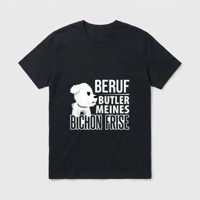 Beruf Buttler Meines Bichon T-Shirt – Klassisches T-Shirt in Schwarz