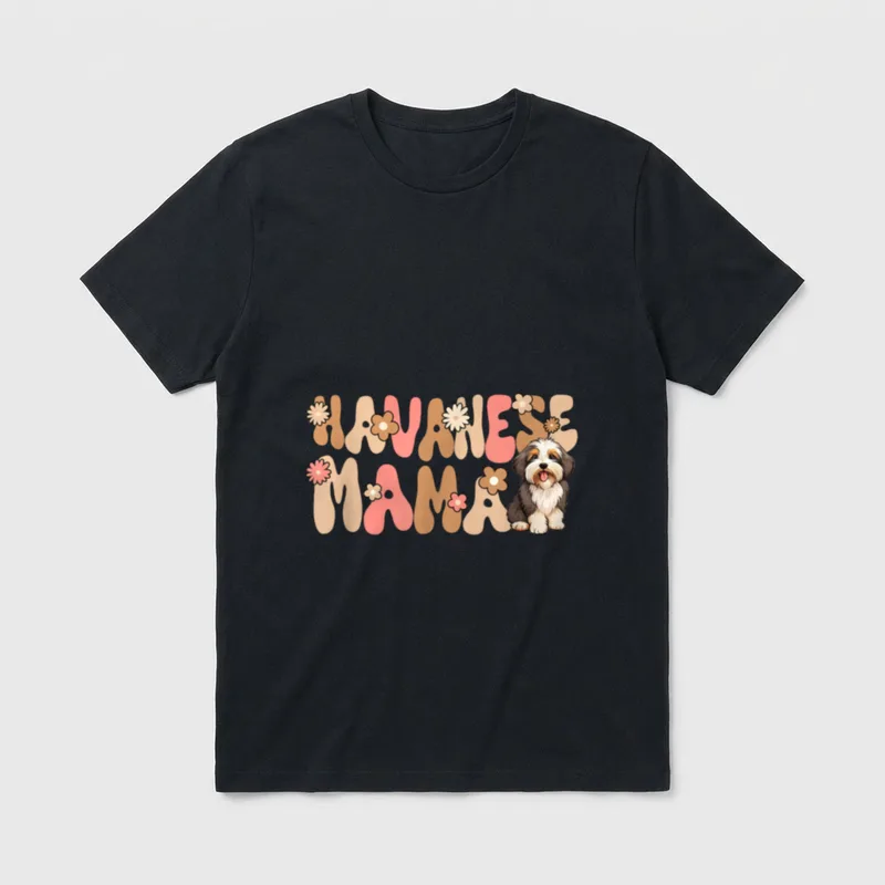 Havaneser Groovy World's best T-Shirt 0200 – Klassisches T-Shirt in Schwarz