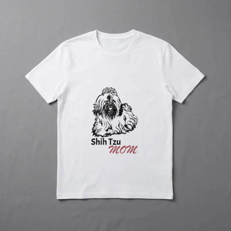 Lustiges Shih Tzu T-Shirt – Klassisches T-Shirt in Schwarz