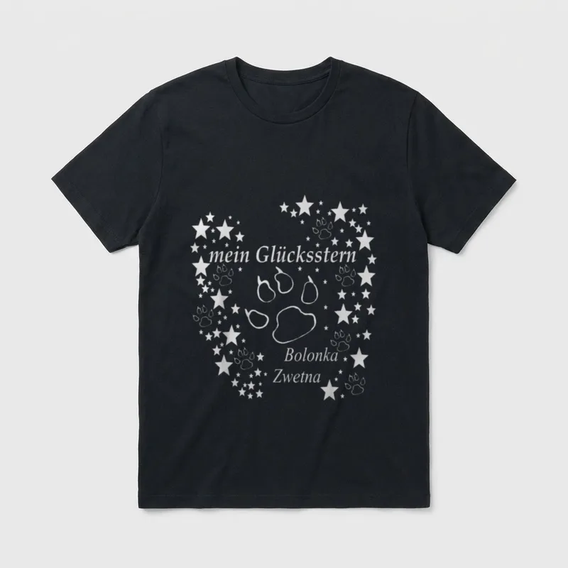 Hunde Sprüche Bolonka Zwetna T-Shirt – Klassisches T-Shirt in Schwarz