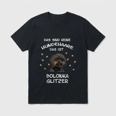 Bolonka Hund T-Shirt – Klassisches T-Shirt in Schwarz