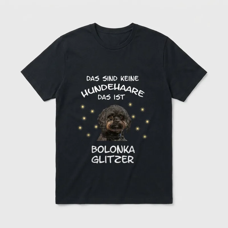 Bolonka Hund T-Shirt – Klassisches T-Shirt in Schwarz