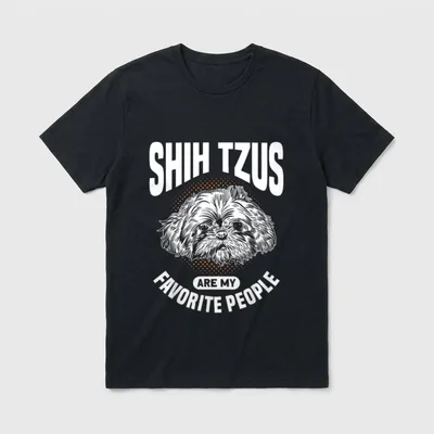 Shih Tzus sind meine T-Shirt – Klassisches T-Shirt in Schwarz