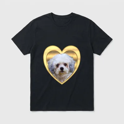 Bolonka Bolonka Hund Bolonka T-Shirt 0264 – Klassisches T-Shirt in Schwarz