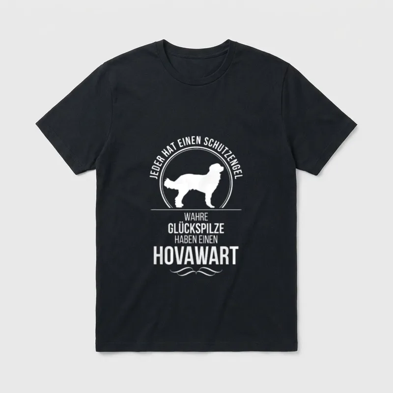 Hovawart Schutzengel Hunde Hund T-Shirt – Klassisches T-Shirt in Schwarz