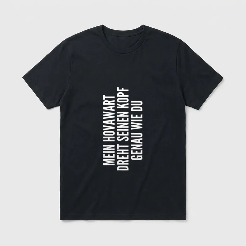 Hovawart Hund Besitzer Frauchen T-Shirt – Klassisches T-Shirt in Schwarz