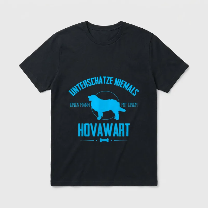 Unterschätze nie einen Mann T-Shirt – Klassisches T-Shirt in Schwarz