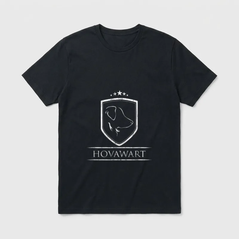 Hovawart Hund Hunde Profil T-Shirt – Klassisches T-Shirt in Schwarz