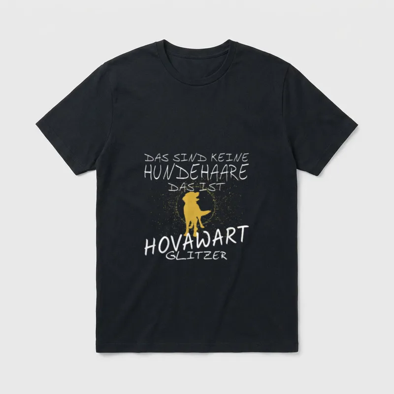 Das sind keine Hundehaare T-Shirt 0025 – Klassisches T-Shirt in Schwarz