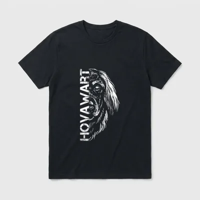 Hovawart Hund Hovawart Hunde T-Shirt 0026 – Klassisches T-Shirt in Schwarz